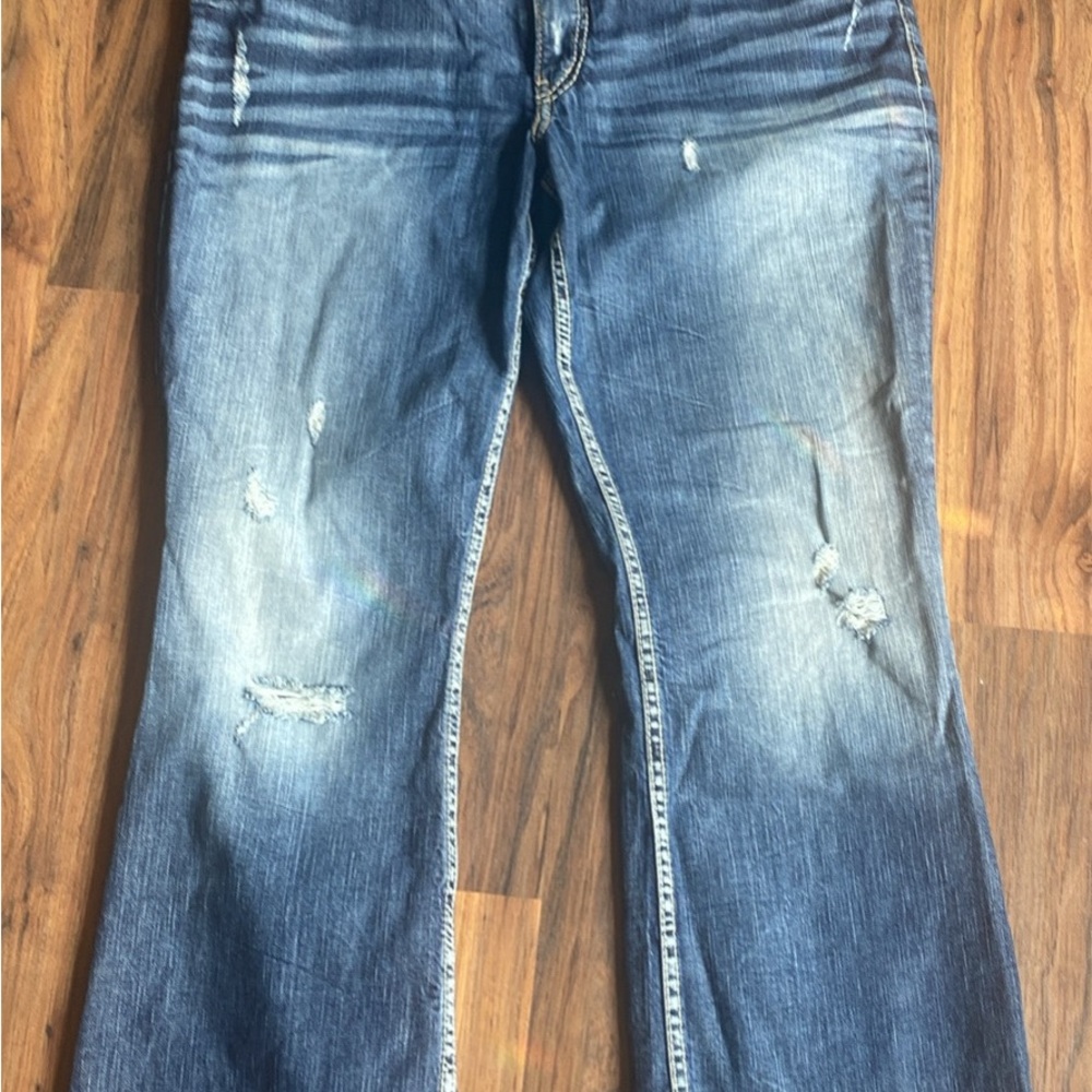 Silver Jeans Women's Blue Boot Cut Jeans